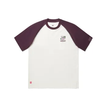 LiNing x BILLIONAIRE BOYS CLUB T Shirt Men's Ecru Fruit Burgundy