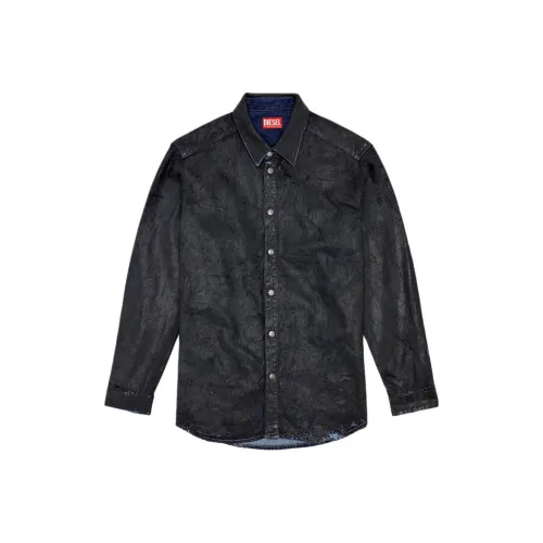 DIESEL D Simply Fse Coated Denim Shirt