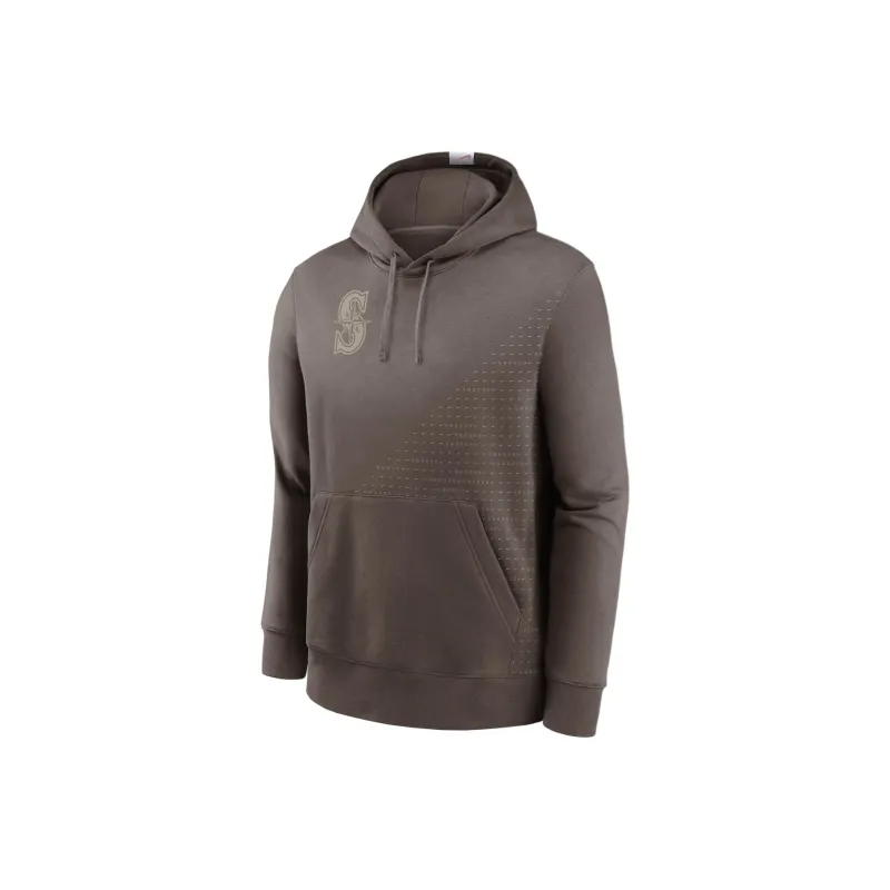Nike MLB Collaboration Seattle Mariners Statement Sweatshirt Men's Brown-0