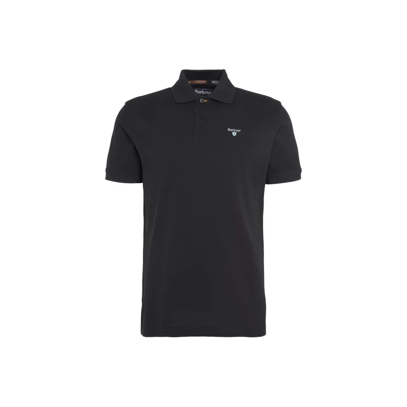 BARBOUR FW24 Polo Shirt Men's Black-0