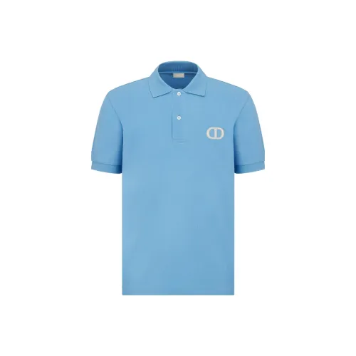 DIOR SS23 Polo Shirt Men's Blue