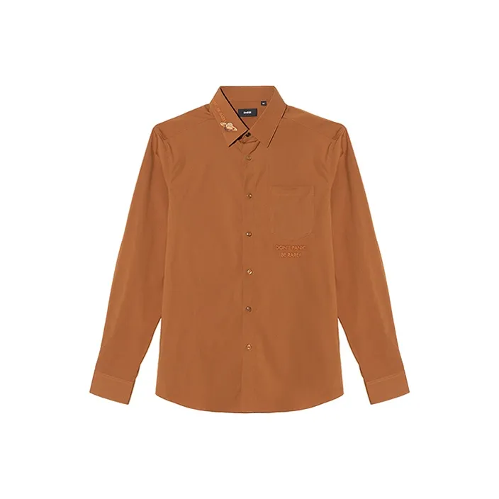 RARE Shirts Men Coffee-0