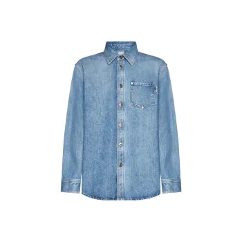 Bottega Veneta Washed Denim Shirt