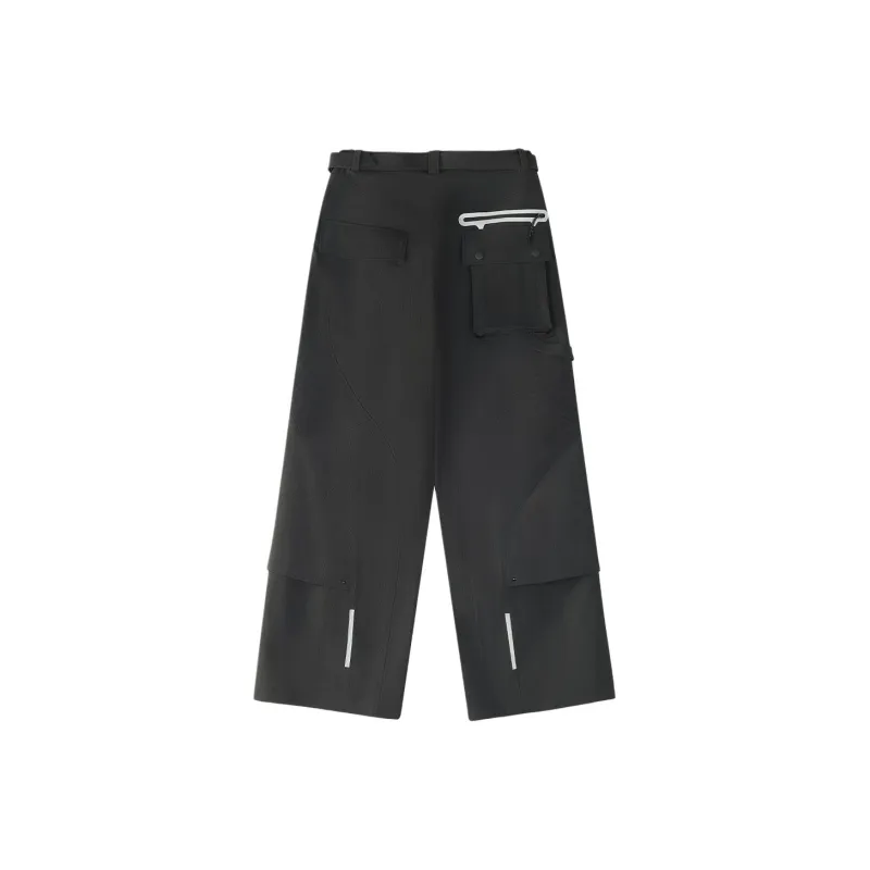 FILA FUSION x DUCATI Sports Pants Women's Rock Medium Gray-1