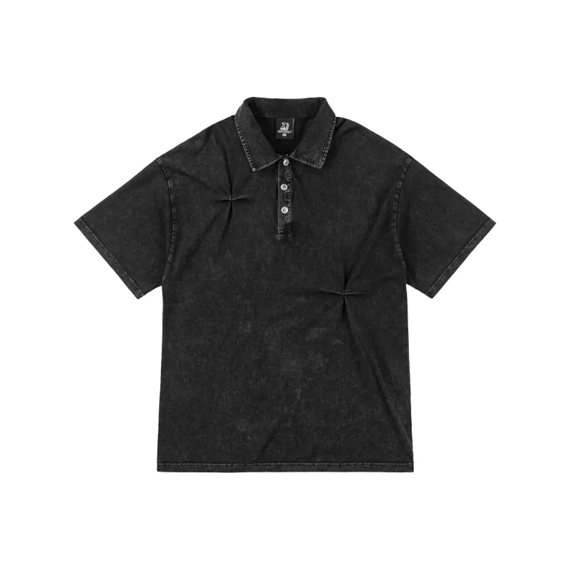 XINYINSU Polo Shirt Unisex Black-0