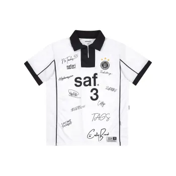 Safarispot ROUX BASE UNIFORM FC JERSEY Polo Shirt Unisex WHITE/White