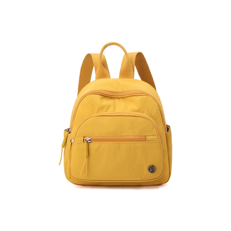 Yalu Nylon Backpack Regular Women's Black/Brown/Yellow/Purple/White/Green-5
