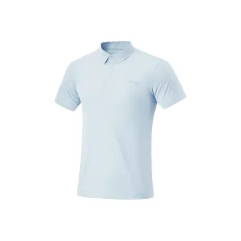 LiNing Fitness Series Polo Shirt Men's Cloudy Blue