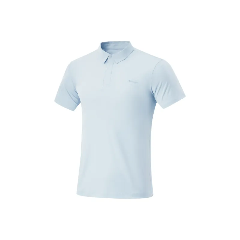 LiNing Fitness Series Polo Shirt Men's Cloudy Blue-0