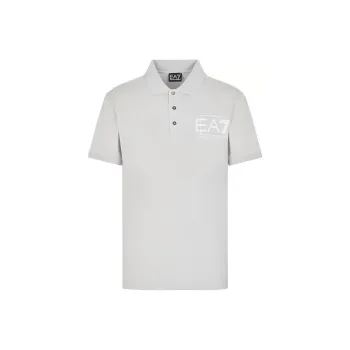 EMPORIO ARMANI SS23 Polo Shirt Men's Oyster Mushroom Gray