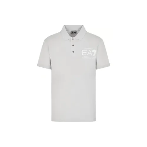EMPORIO ARMANI SS23 Polo Shirt Men's Oyster Mushroom Gray