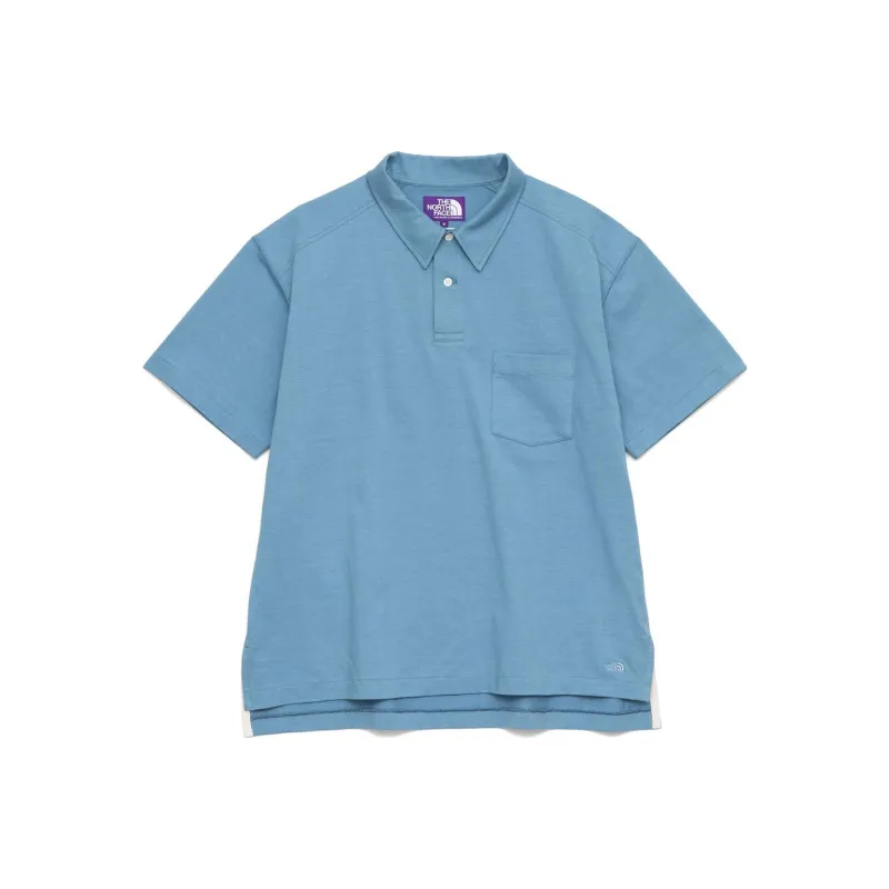 THE NORTH FACE PURPLE LABEL Polo Shirts Men Light Blue-0