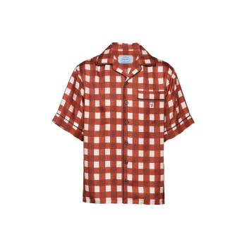 PRADA Shirts Men Orange