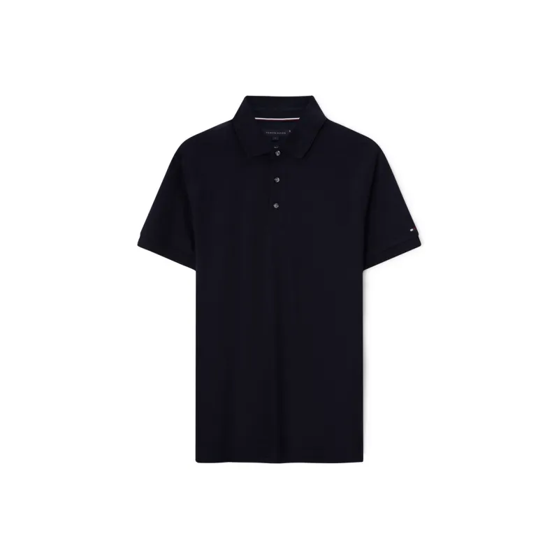 Tommy Hilfiger Short Sleeved Polo Shirt Men's Deep Navy Blue-0