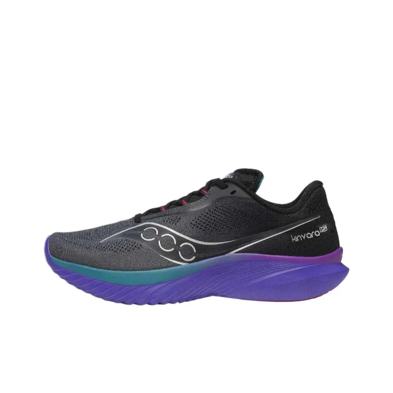 Saucony Kinvara 15 Low Top Running Shoes Women's Black-0