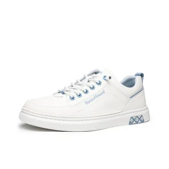 HD Slip Resistant, Abrasion Resistant, Lightweight, Breathable Low Top Skateboard Shoes Men's White