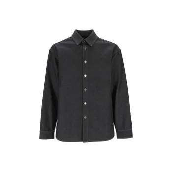 Ferragamo Long Sleeved Denim Shirt