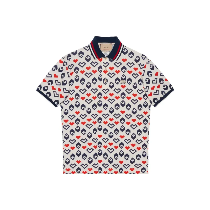 GUCCI FW23 Polo Shirt Men's Multicolor-0
