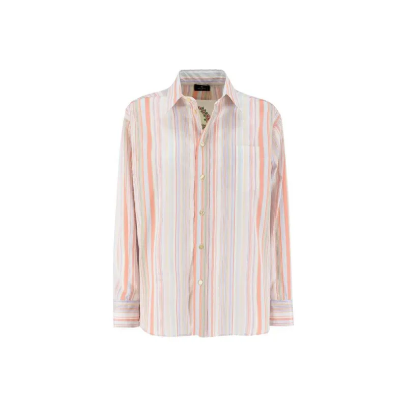 ETRO Pinstriped Long Sleeved Shirt-0