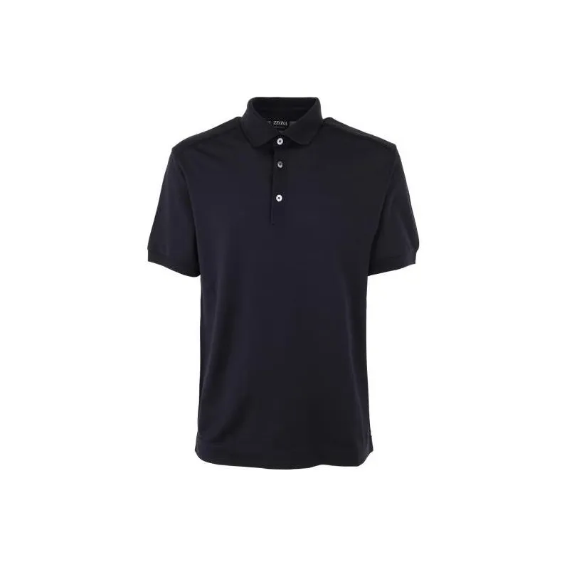 Zzegna Short Sleeved Polo Shirt-0