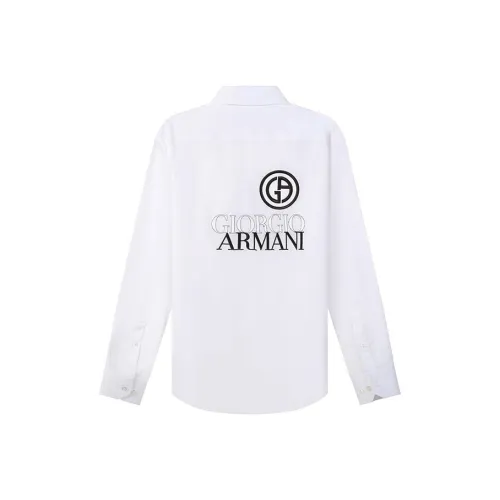 Emporio Armani Kids Gestreiftes Hemd Blau