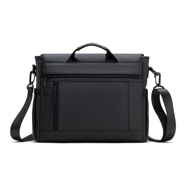 HLA Three Body Collaboration Membrana Dermalis Messenger Bag, Shoulder Bag, Crossbody Bag Unisex Black-3