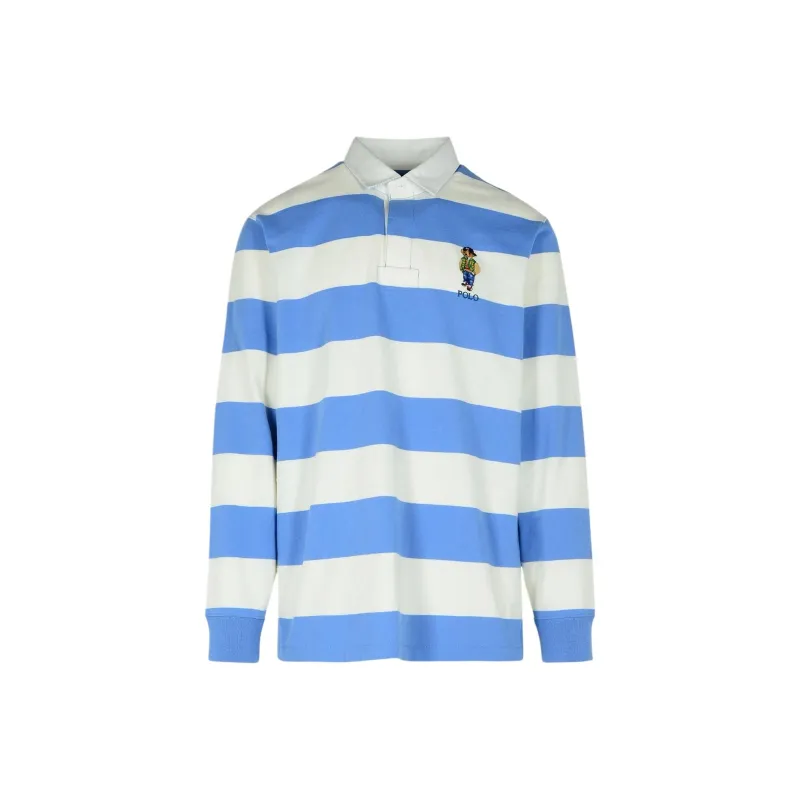 Polo Ralph Lauren Teddy Bear Printed Long Sleeved Polo Shirt-0