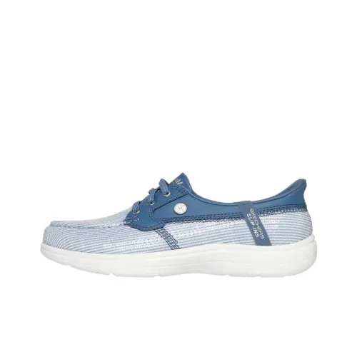 Martha Stewart x Skechers On The GO Fle Low Top Casual Shoes Women's Marine Blue