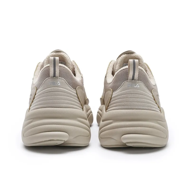 FILA Mars 2 Cushioning Anti-Slip And Wear-Resistant Low-Top Running Shoes Men's Silk Satin Brown-3