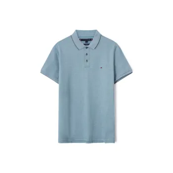 Tommy Hilfiger Polo Shirts Men Blue Gray MB6
