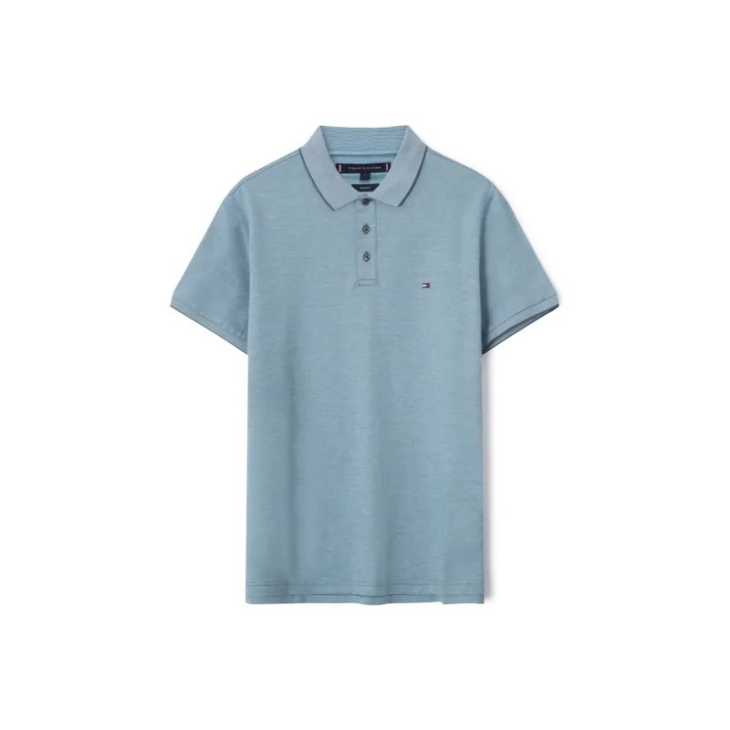 Tommy Hilfiger Polo Shirts Men Blue Gray MB6-0