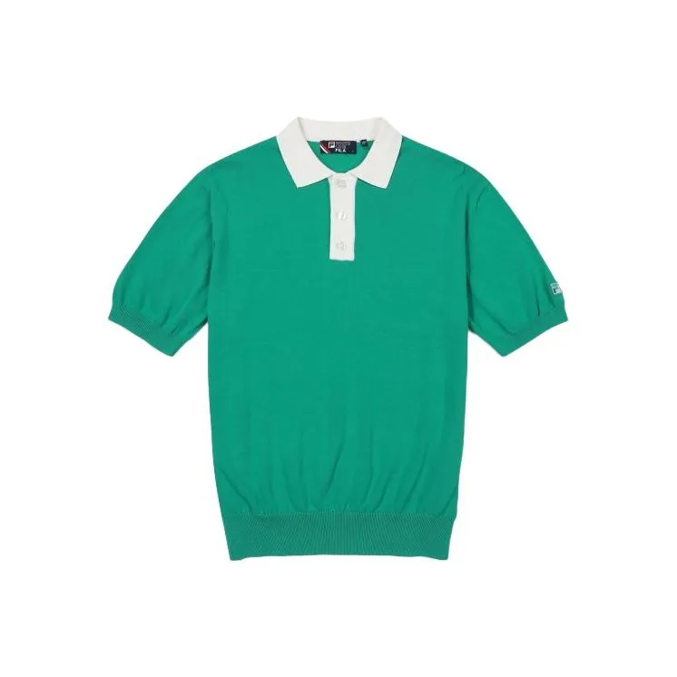 FILA Polo Shirts Men Emerald Green-0