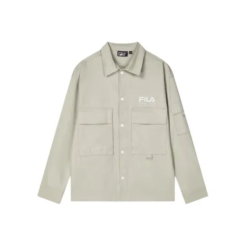 FILA SS24 Shirt Men's Milk Coffee