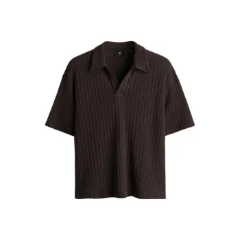 H&M Polo Shirts Men Brown