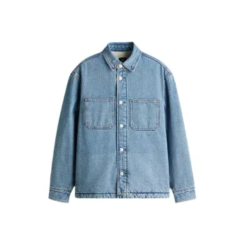 H&M Shirt Men's Light Denim Blue
