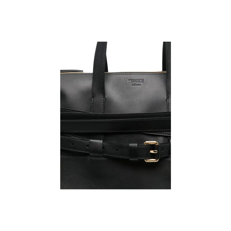 MOSCHINO Leather Holdall-2