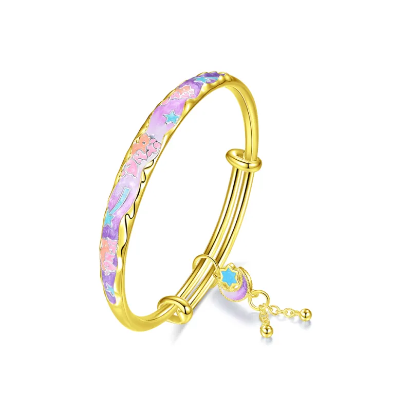 7℃ 999 Fine Silver Bangles Unisex-3