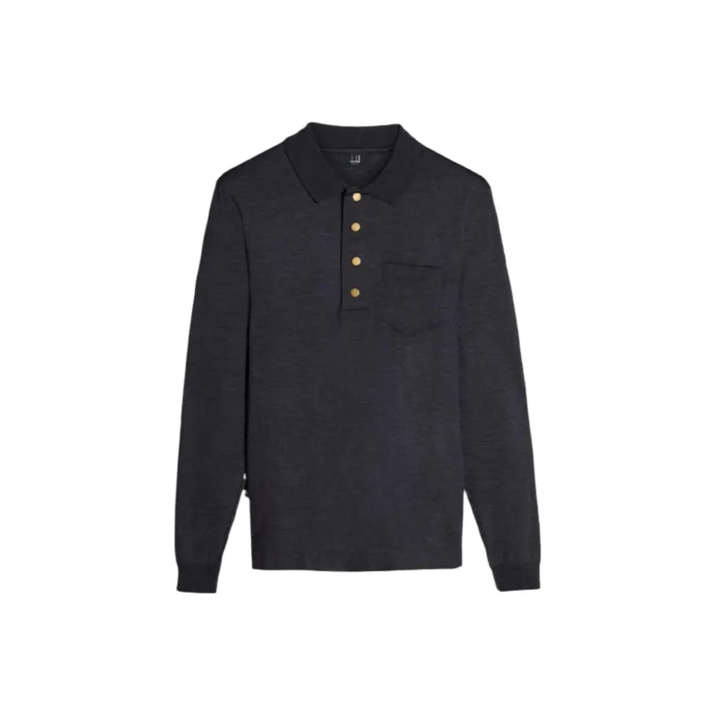 Dunhill Polo Shirts Men Black-0