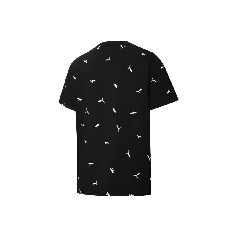 PUMA Set-in Sleeve T-Shirt Men's Black-1