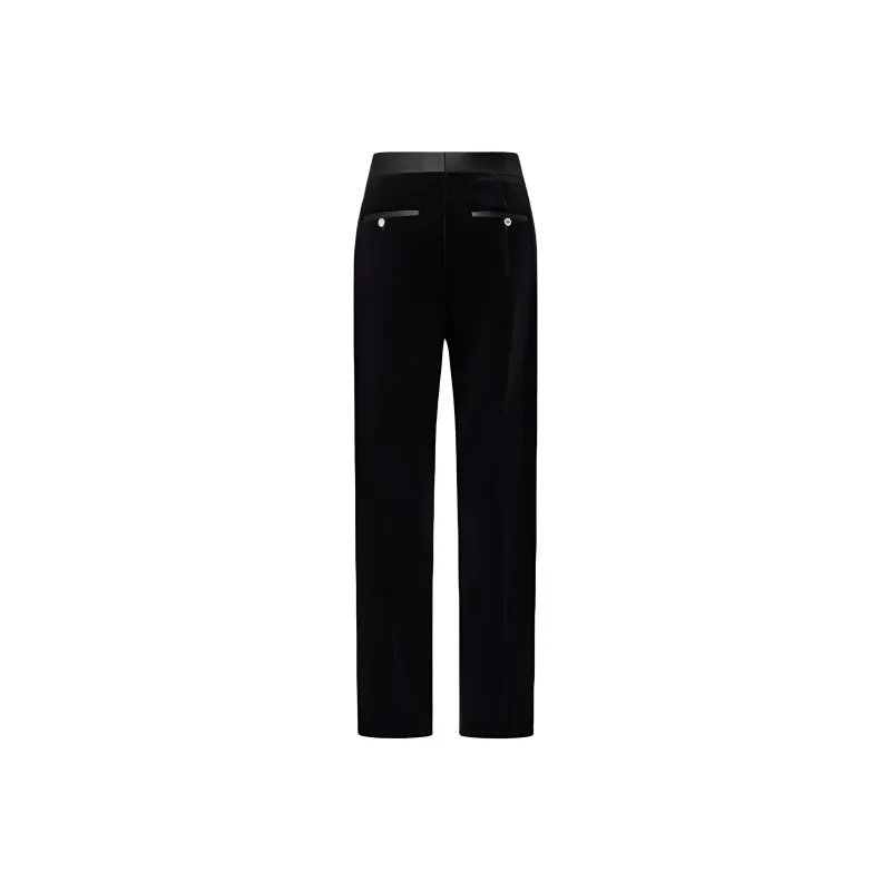 LOUIS VUITTON VeLOUIS VUITTONet Tuxedo Pants-1