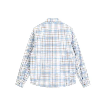 MOONWAV Plaid Shirt Coat Unisex