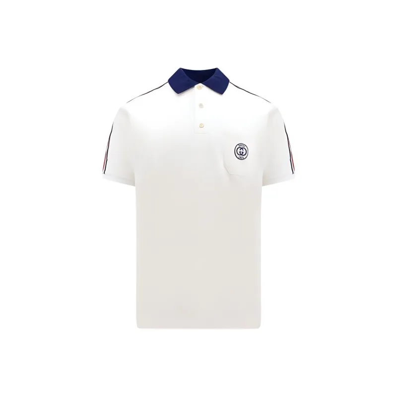 GUCCI Polo Shirts Men White-0