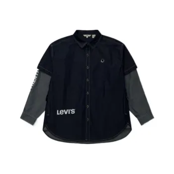 Levis Shirts Men Blue