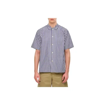 Sacai Short-Sleeved Striped Shirt
