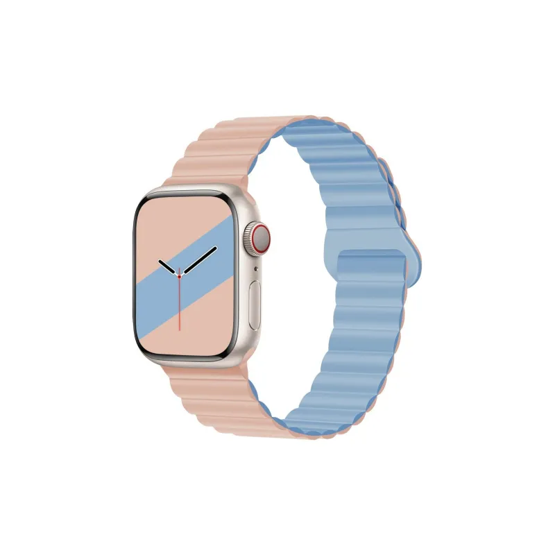 DUALMM Apple Compatibility Watch Band 225 255mm Silicone Material-12