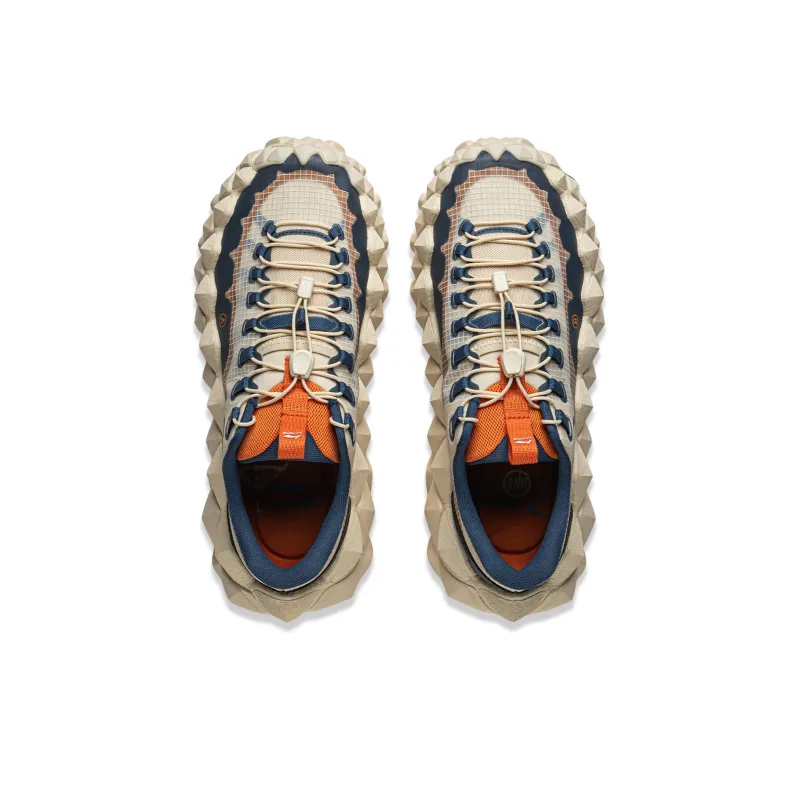 ANB x LiNing Anti Slip Wear Resistant Low Top Casual Shoes Unisex Rabbit Fur Gray-3