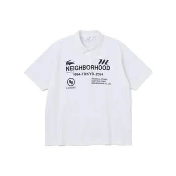 Neighborhood X LACOSTE NEIGHBORHOOD Co-brand Polo Shirts Men White