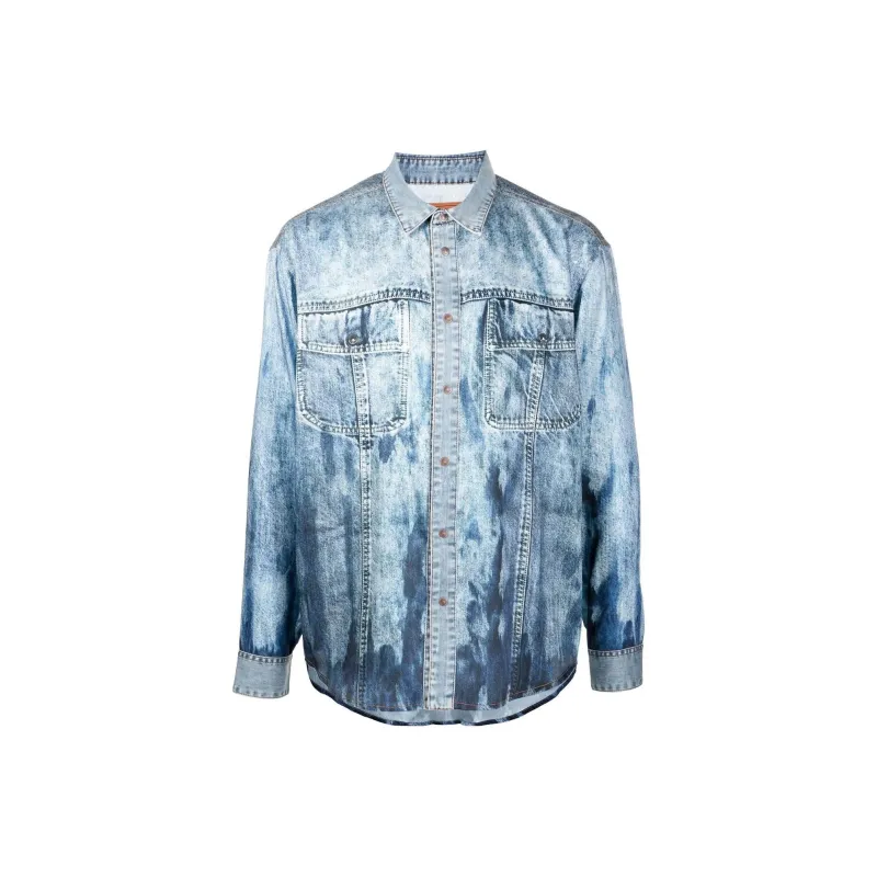 DIESEL Shirts Unisex Blue-0