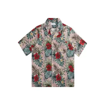 RHUDE Hawaiian Logo Rayon Shirt