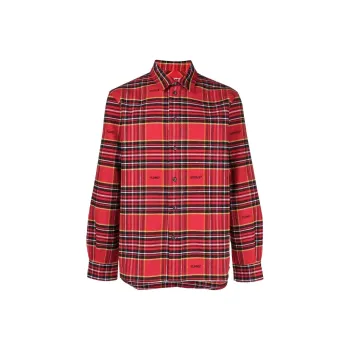 OFF WHITE Shirts Men Red
